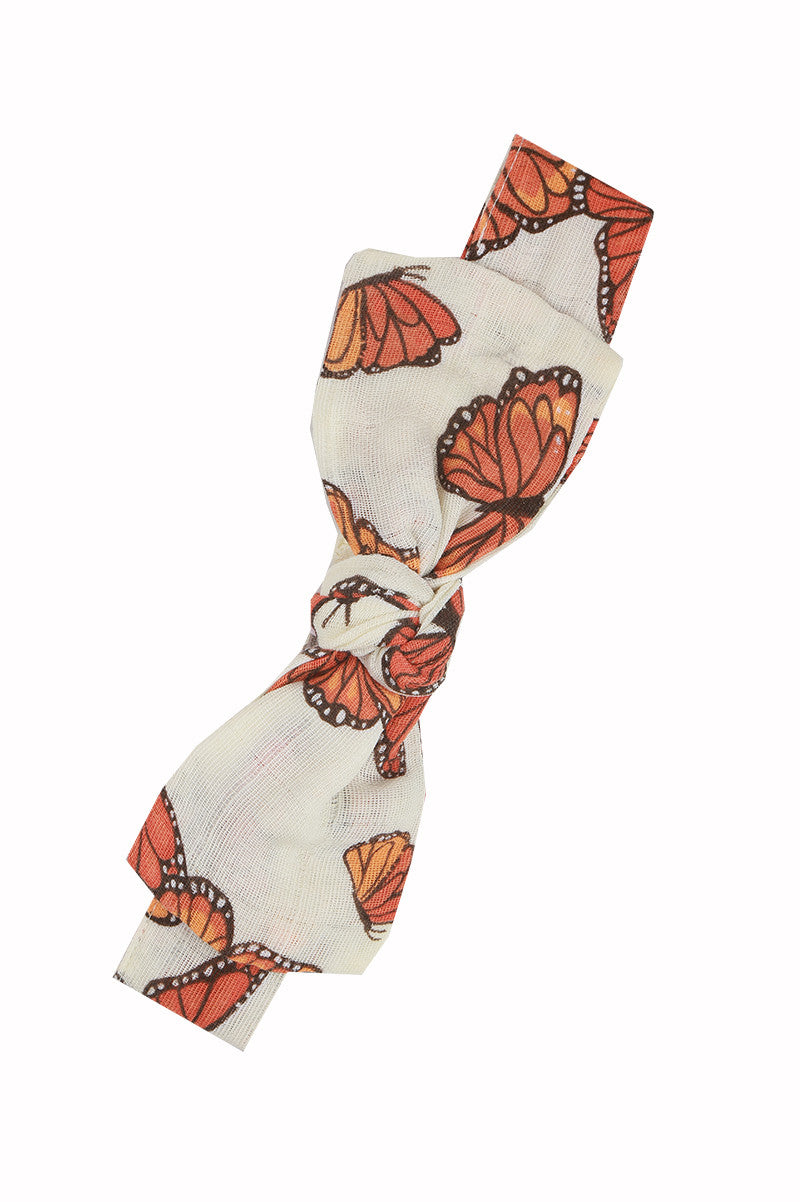 Headband in monarch butterfly