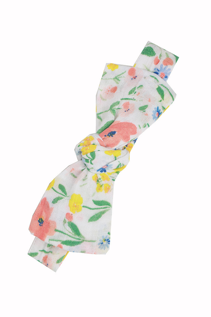 Headband in Poppy field