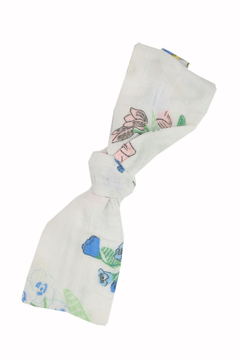 Headband in urban floral