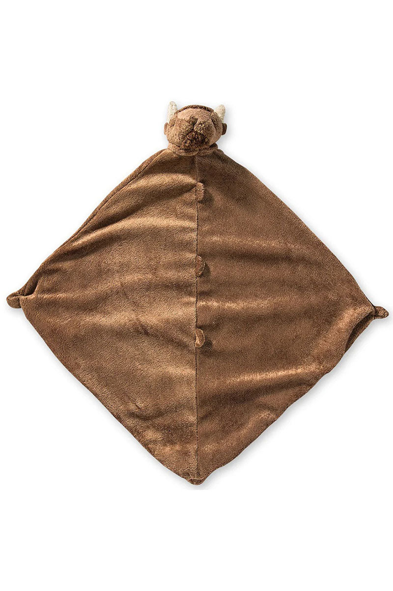 Lovie blankie brown bison open