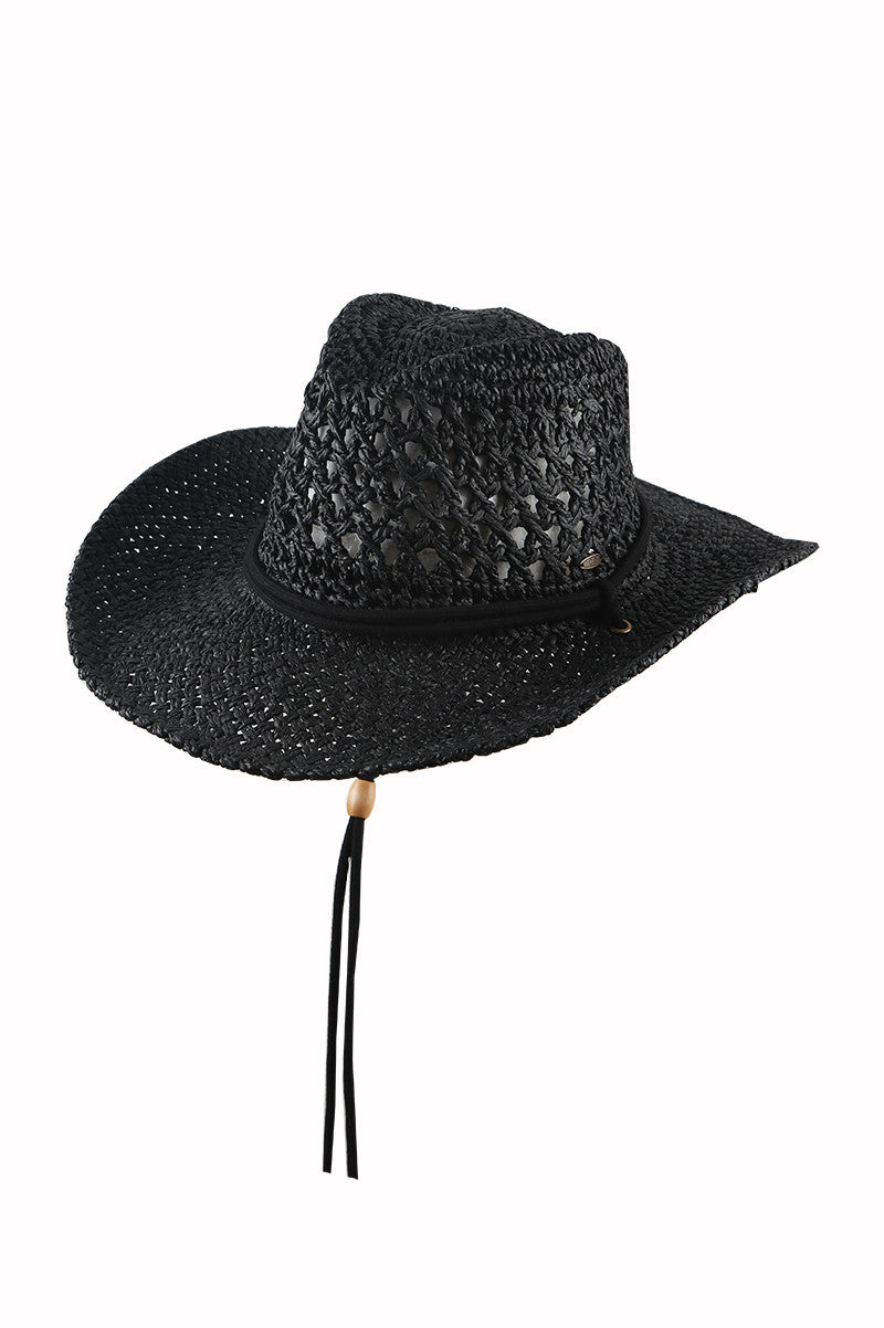 STRAW WEAVED COWBOY HAT (+COLORS)