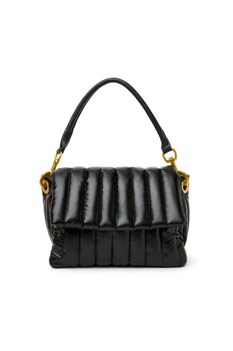 bar bag in pearl black front view