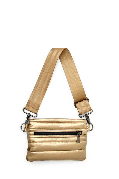 BUM BAG CROSSBODY IN PEARL TOFFEE BACK VIEW