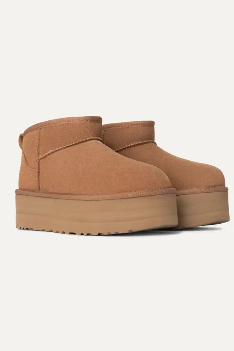 Classic Ultra mini platform in chestnut front view