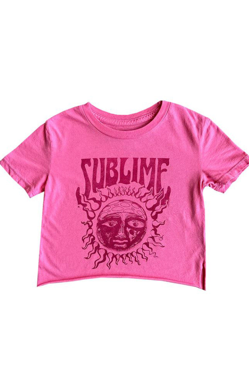 Sublime not quite s/s crop tee