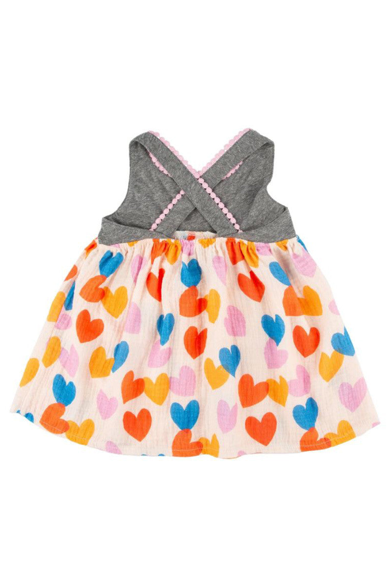 Willa Dress in paper hearts back view