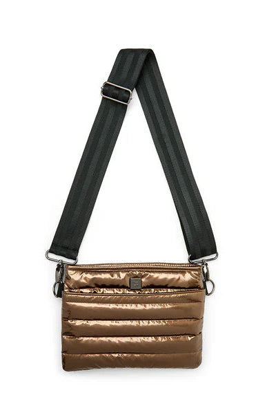 BUM BAG 2.0 IN BRONZE PATENT FRONT VIEW