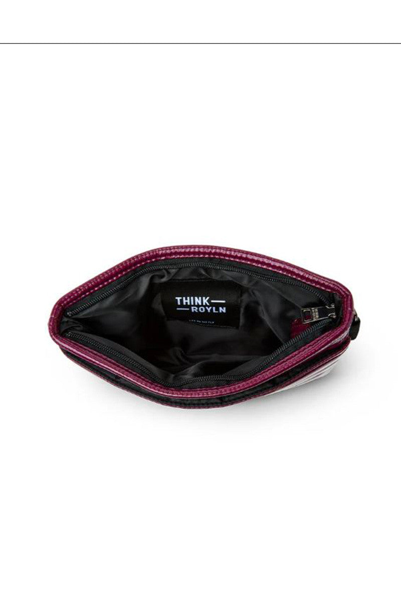 bum bag 2.0 in glossy berry inside view