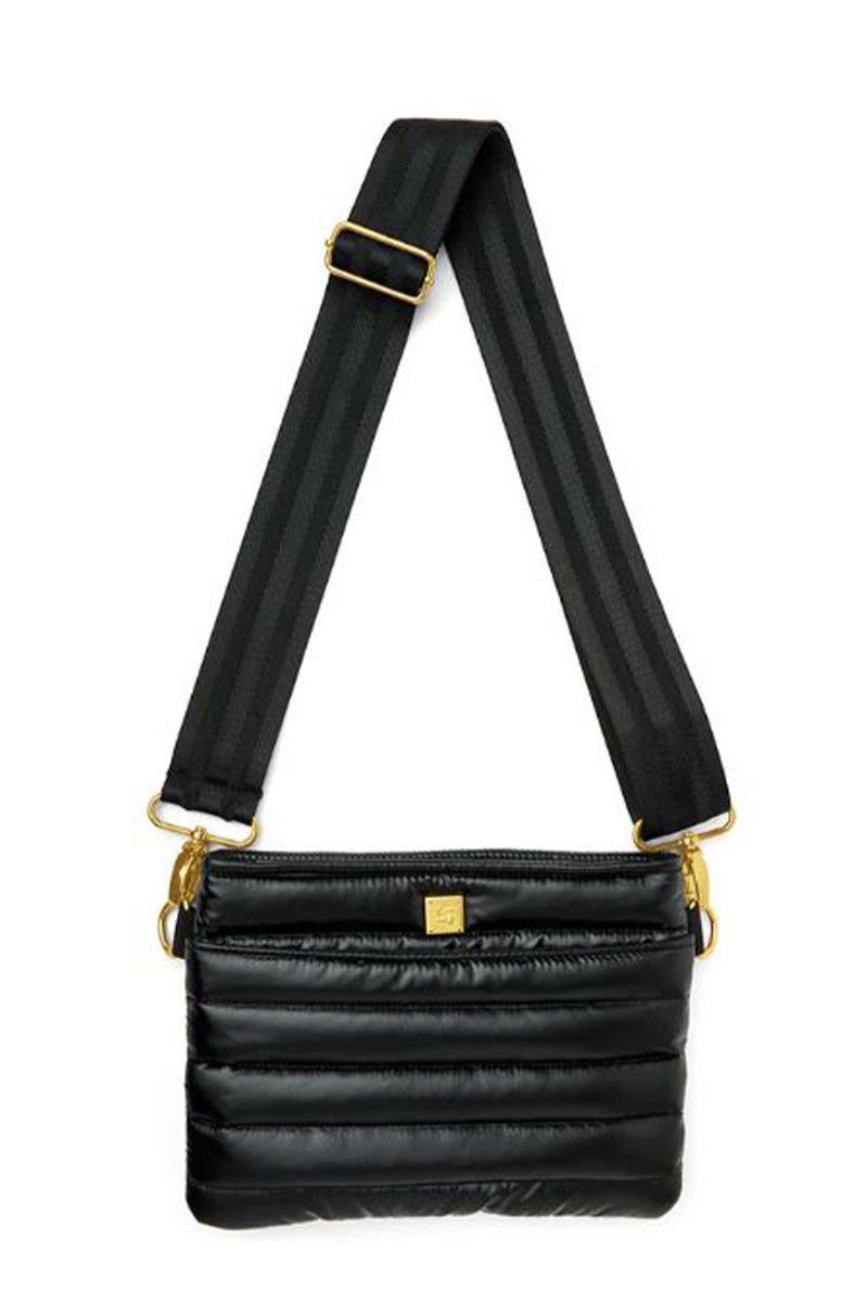 bum bag 2.0 in pearl black front view