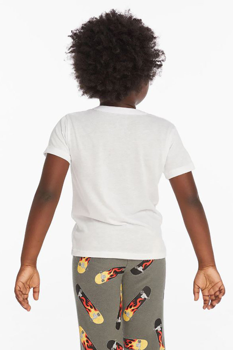 Chill tee in white back view