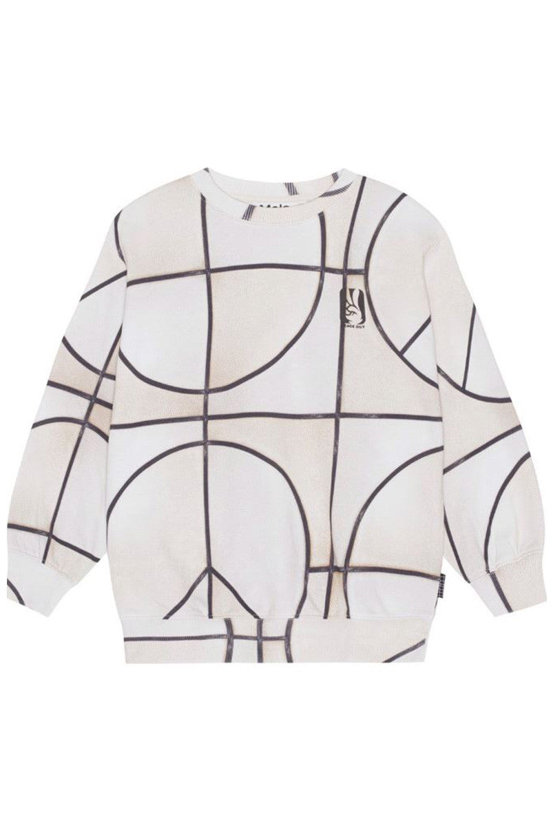 Monti sweatshirt basket neutral front view