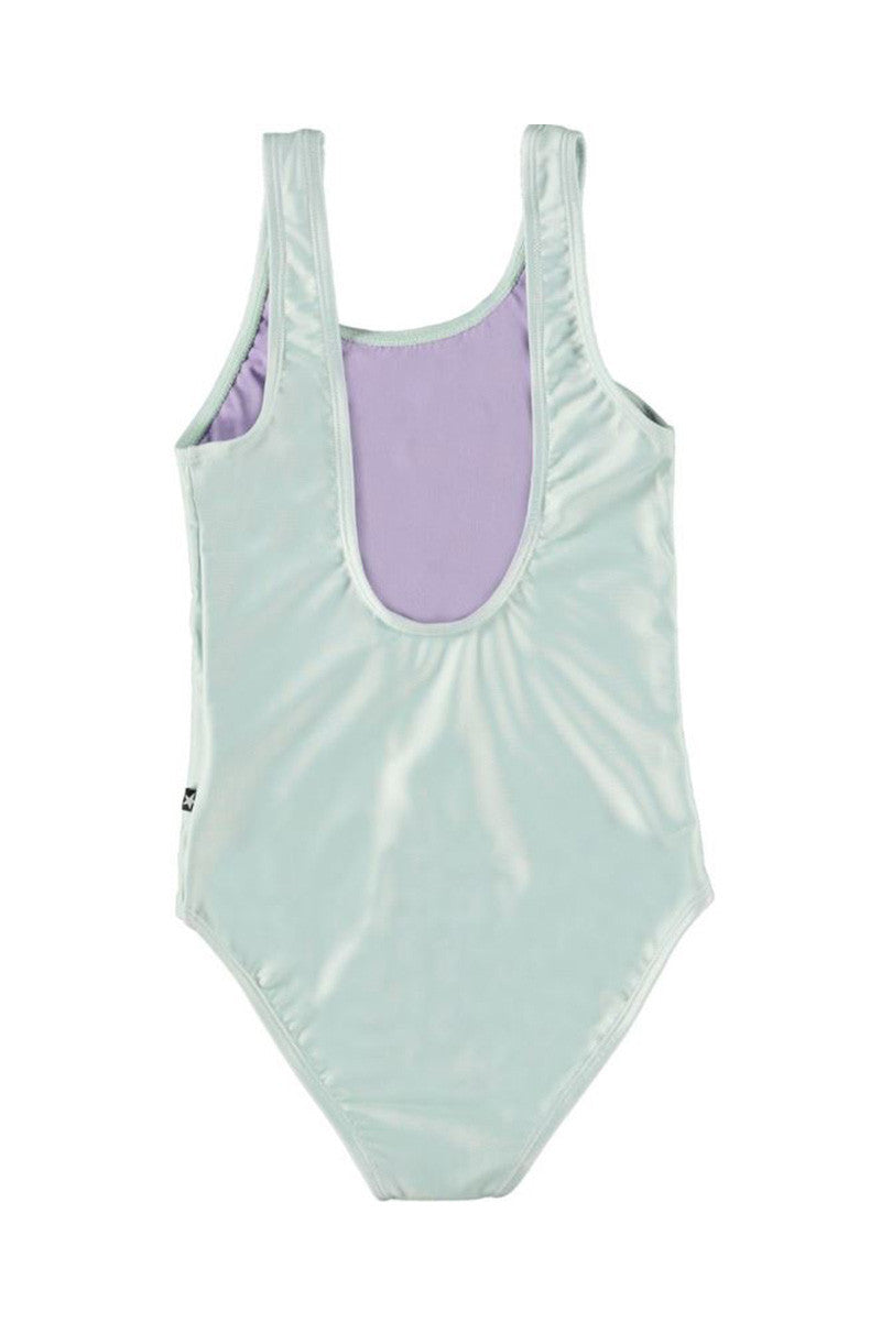 Nika one piece swimsuit in meadow smile back view