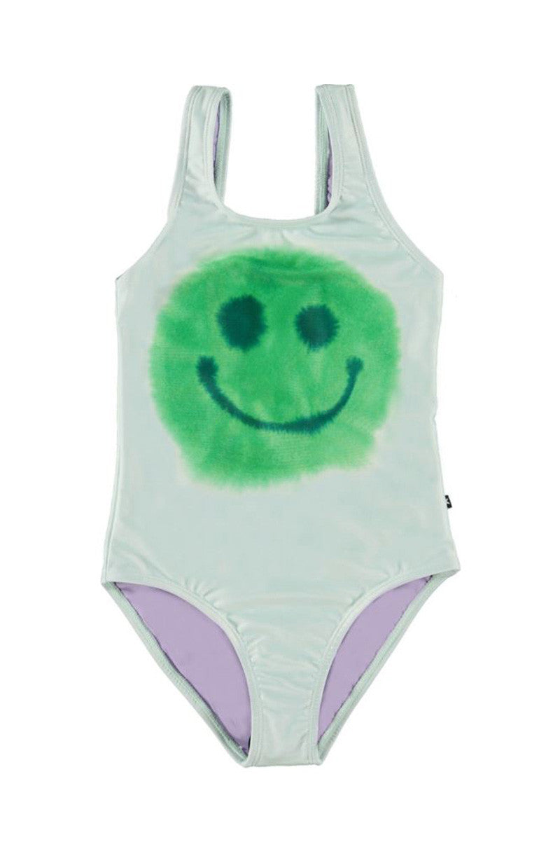 Nika one piece swimsuit in meadow smile front view