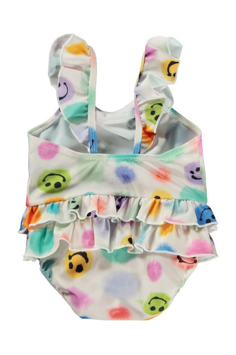 Nalani swimsuit in painted dots back view