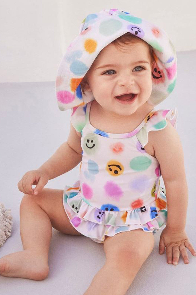 Nalani swimsuit in painted dots style view