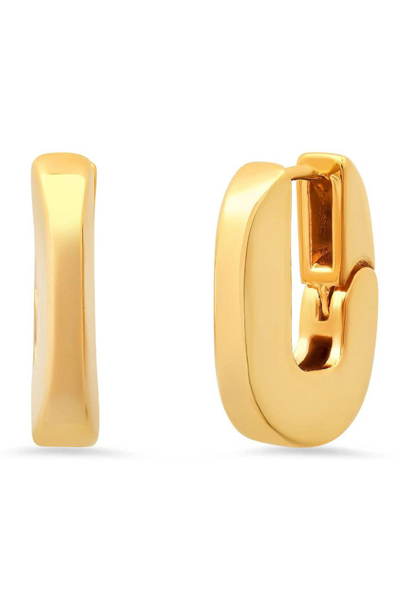 gold ear huggies