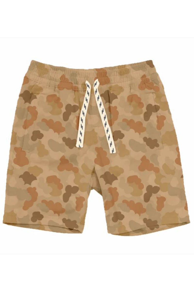 Beach brigade walk shorts in multi camo