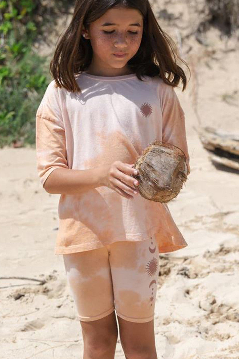girls beach bridgewalk shorts, multi pink camo