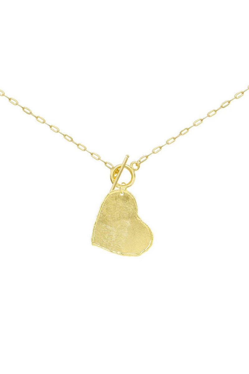 Hania Heart necklace in gold