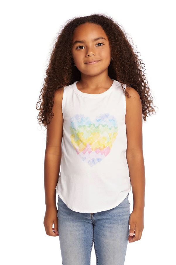 HEARTS MUSCLE TEE, front view