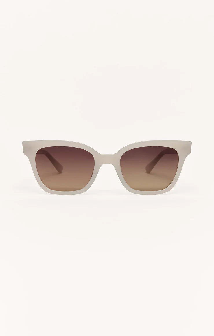High tide polarized sunglasses in sandstone brown gradient lens