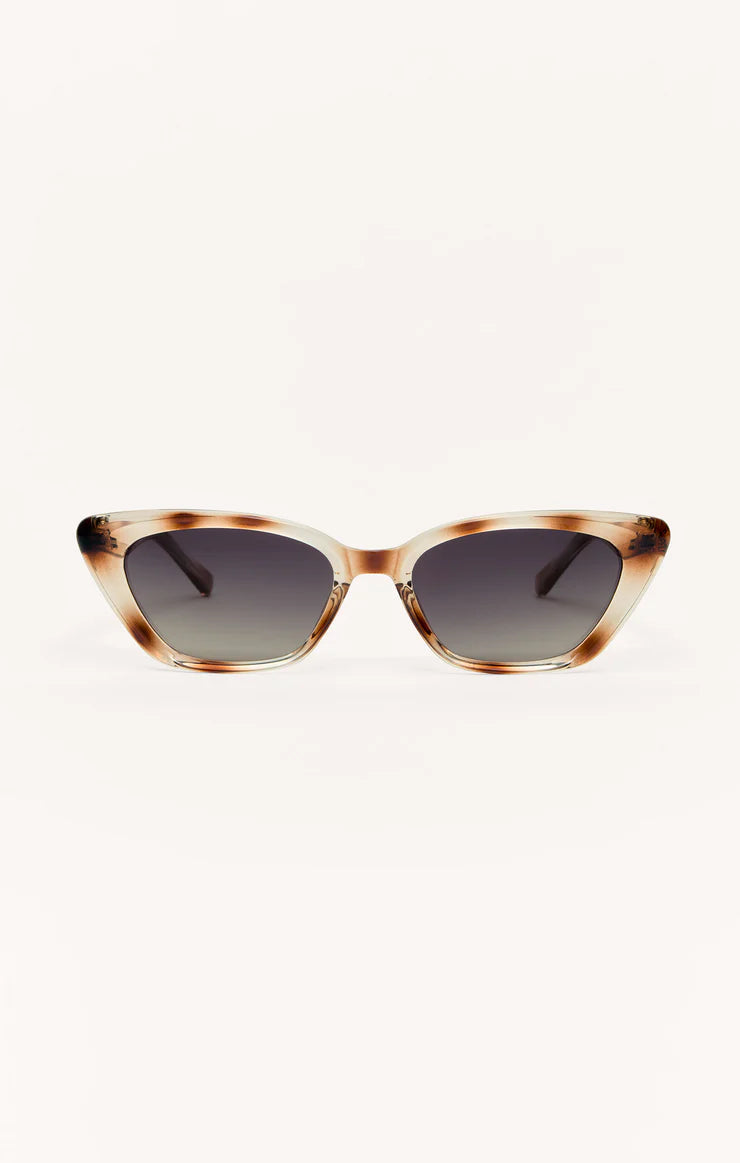 Staycation polarized sunglasses in brown tort brown lens