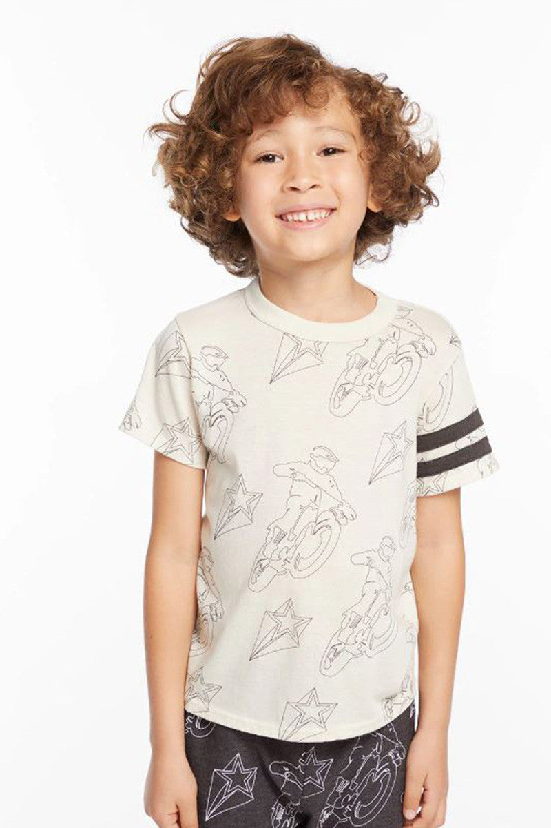 Moto star t shirt in AULT front view