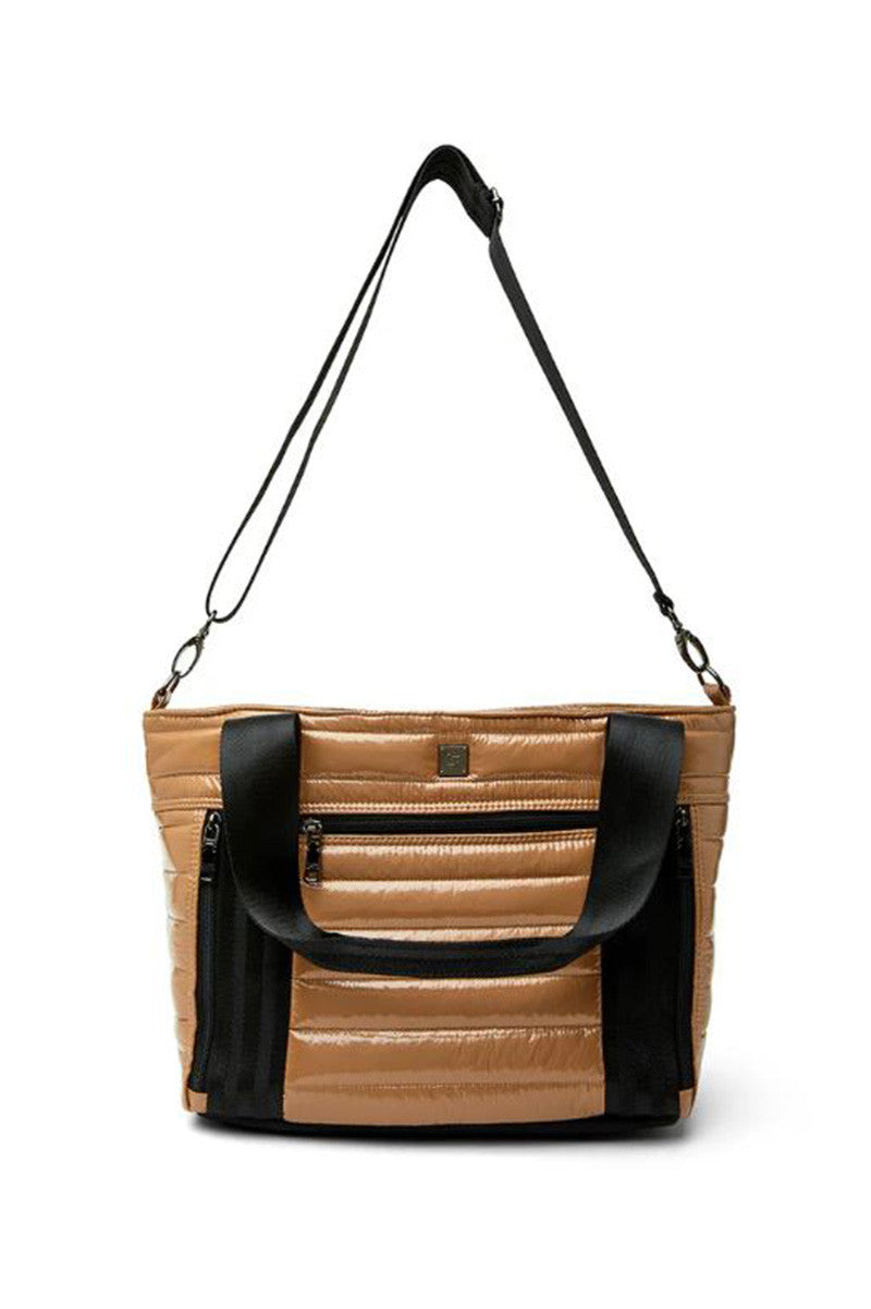 jr. jetset wingman in glossy caramel front view