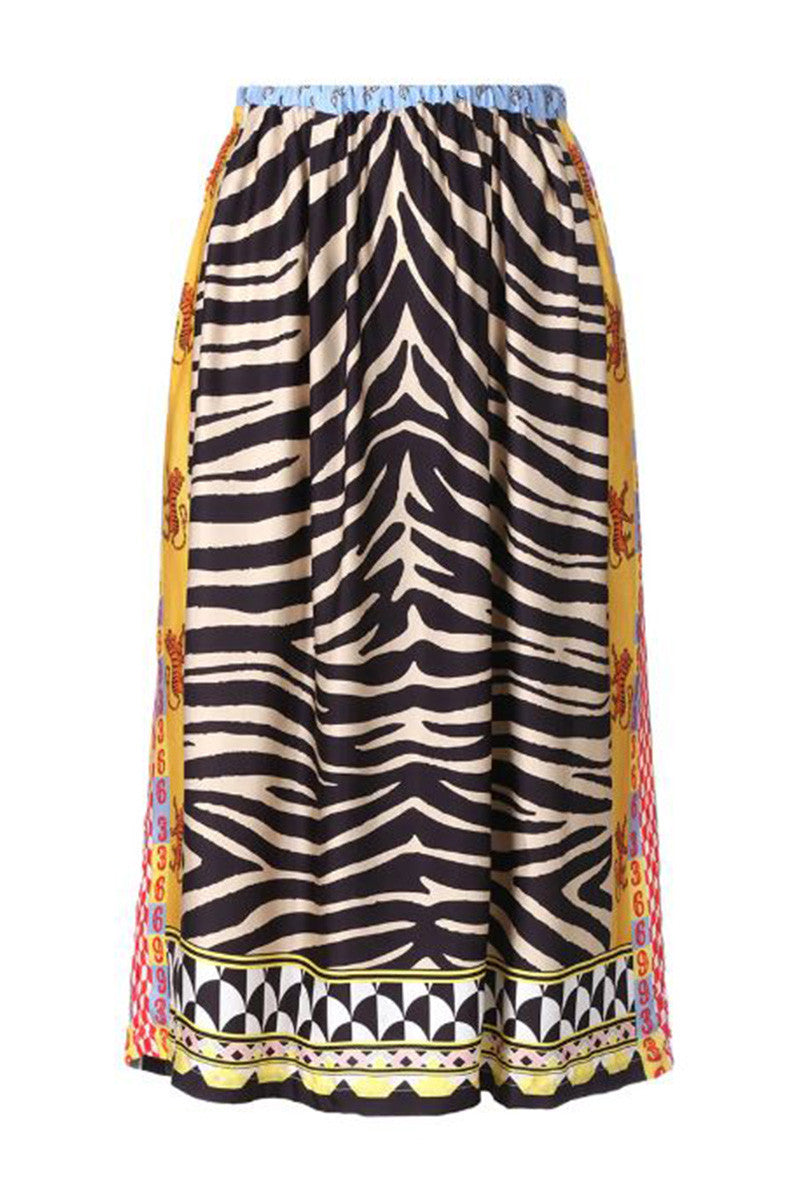 rosalee printed urban skirt