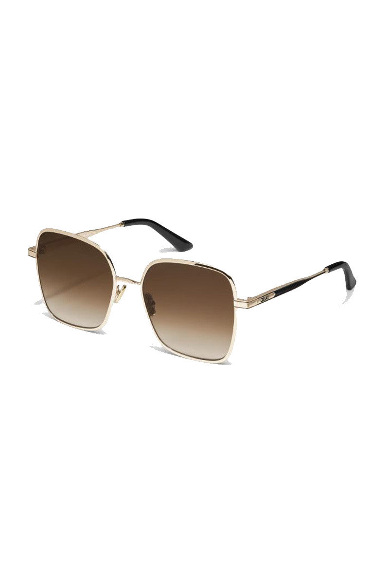 5th ave sunglasses in  Gold Frame / Brown Lens