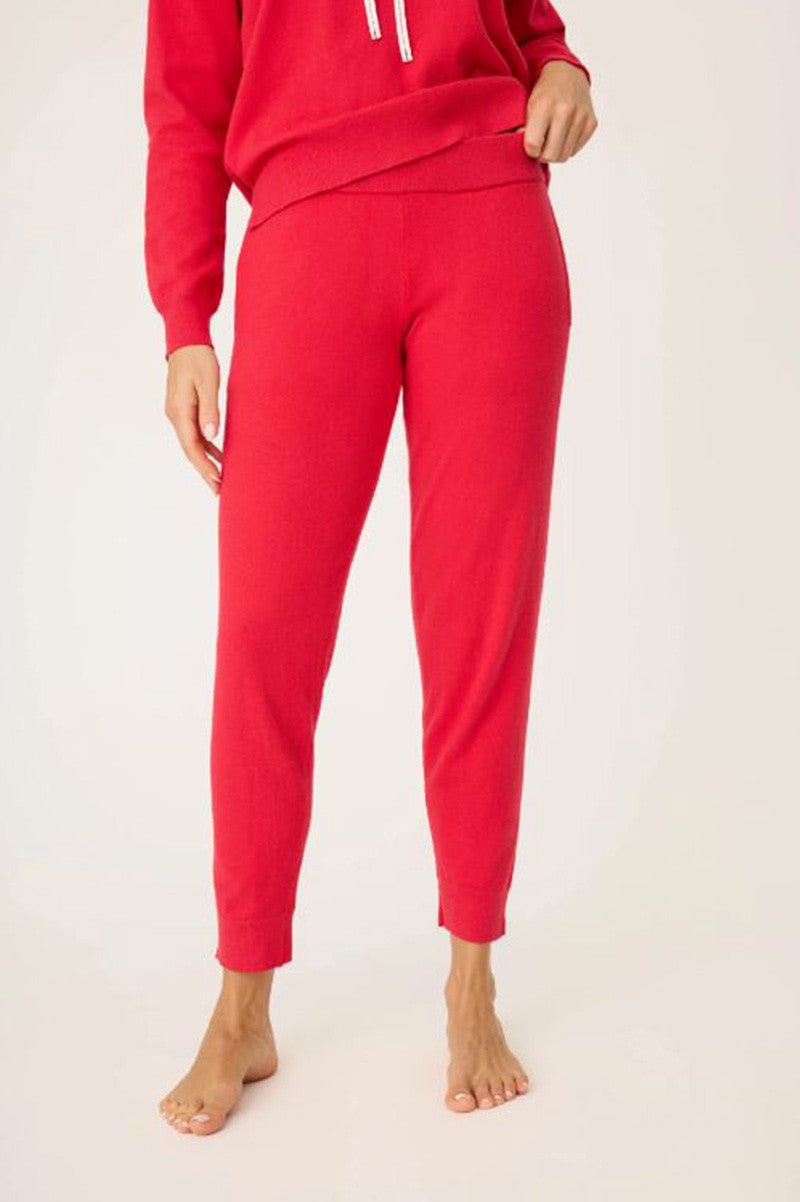 Apres all day pant in red front view