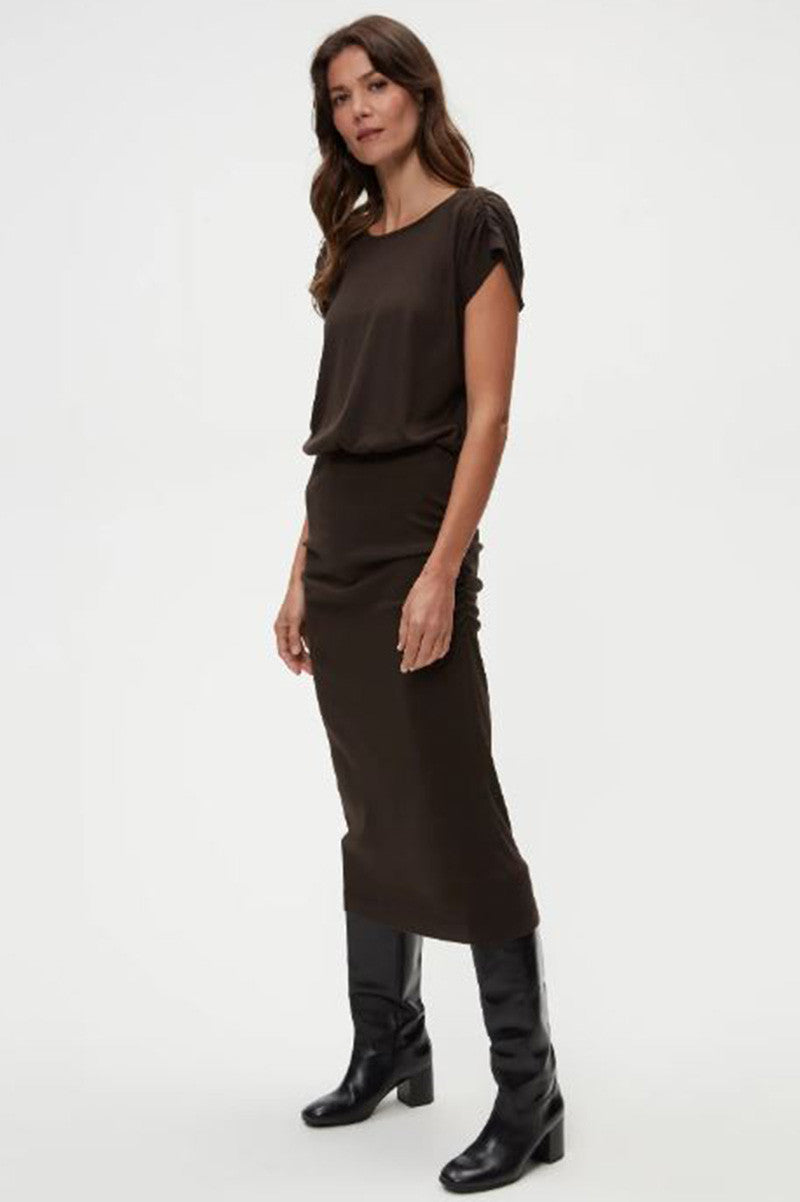 PIPPA MIDI DRESS in java side view