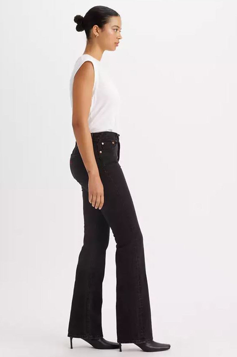 WEDGIE BOOTCUT JEAN she's in the zone side view