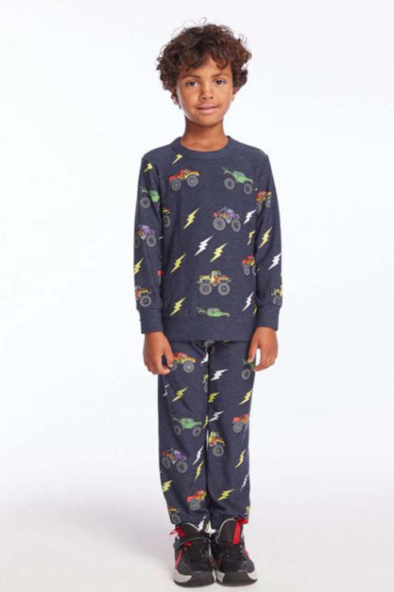 MONSTER TRUCK LONG SLEEVE in avalon set view
