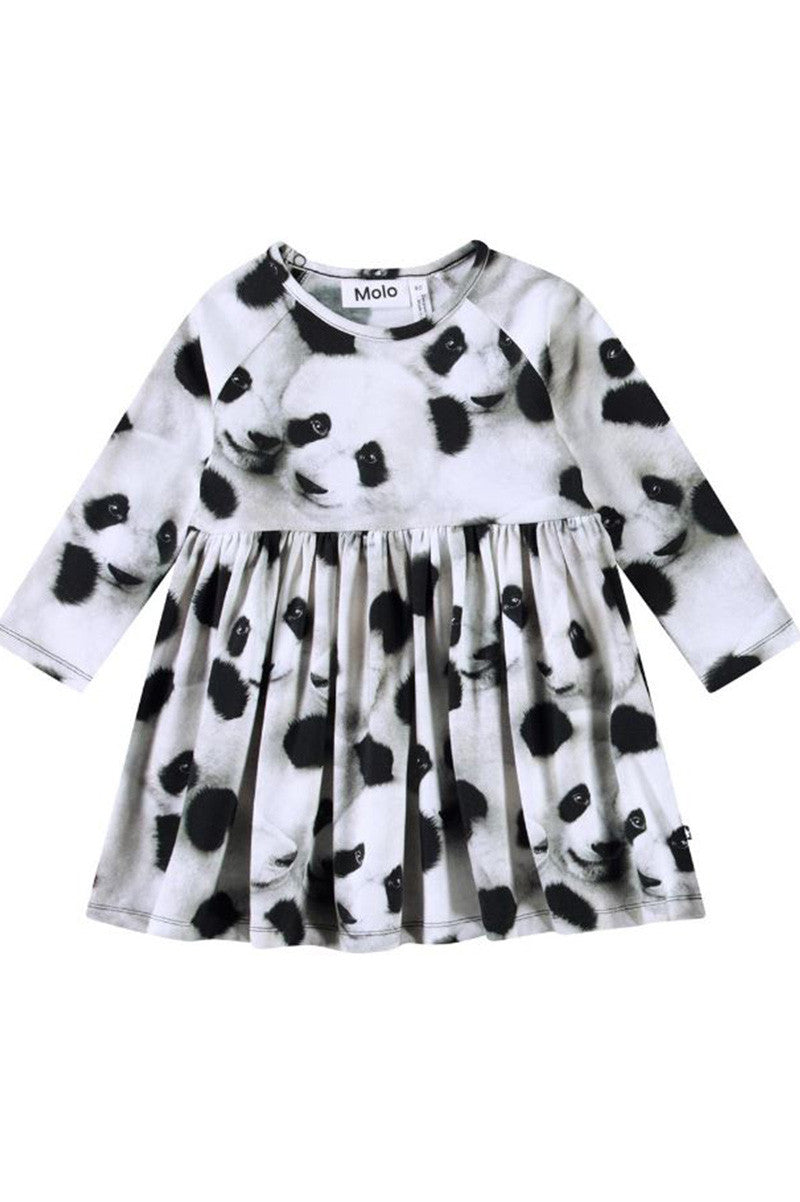 Charmaine Dress in giant panda front view