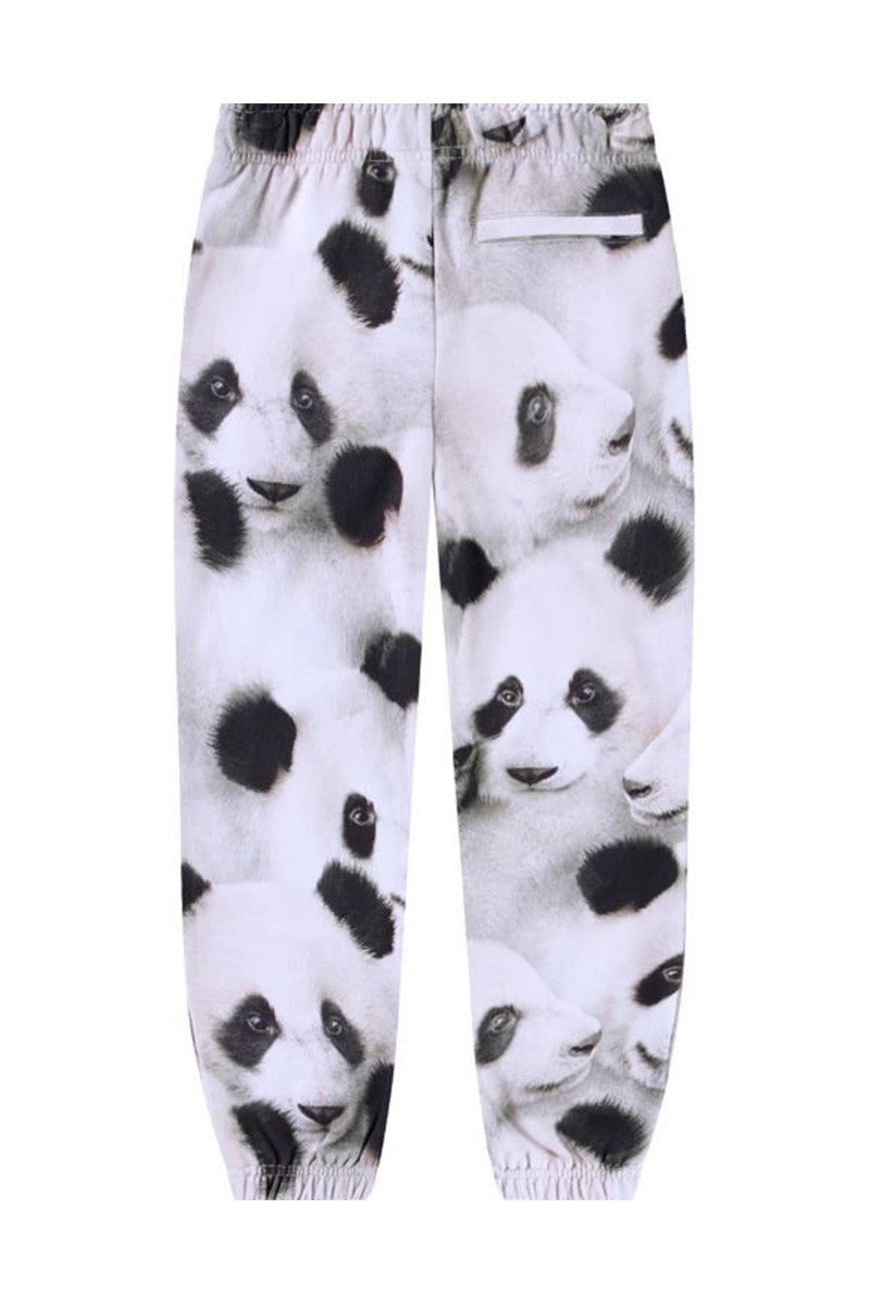 Adan sweatpants in giant panda back view