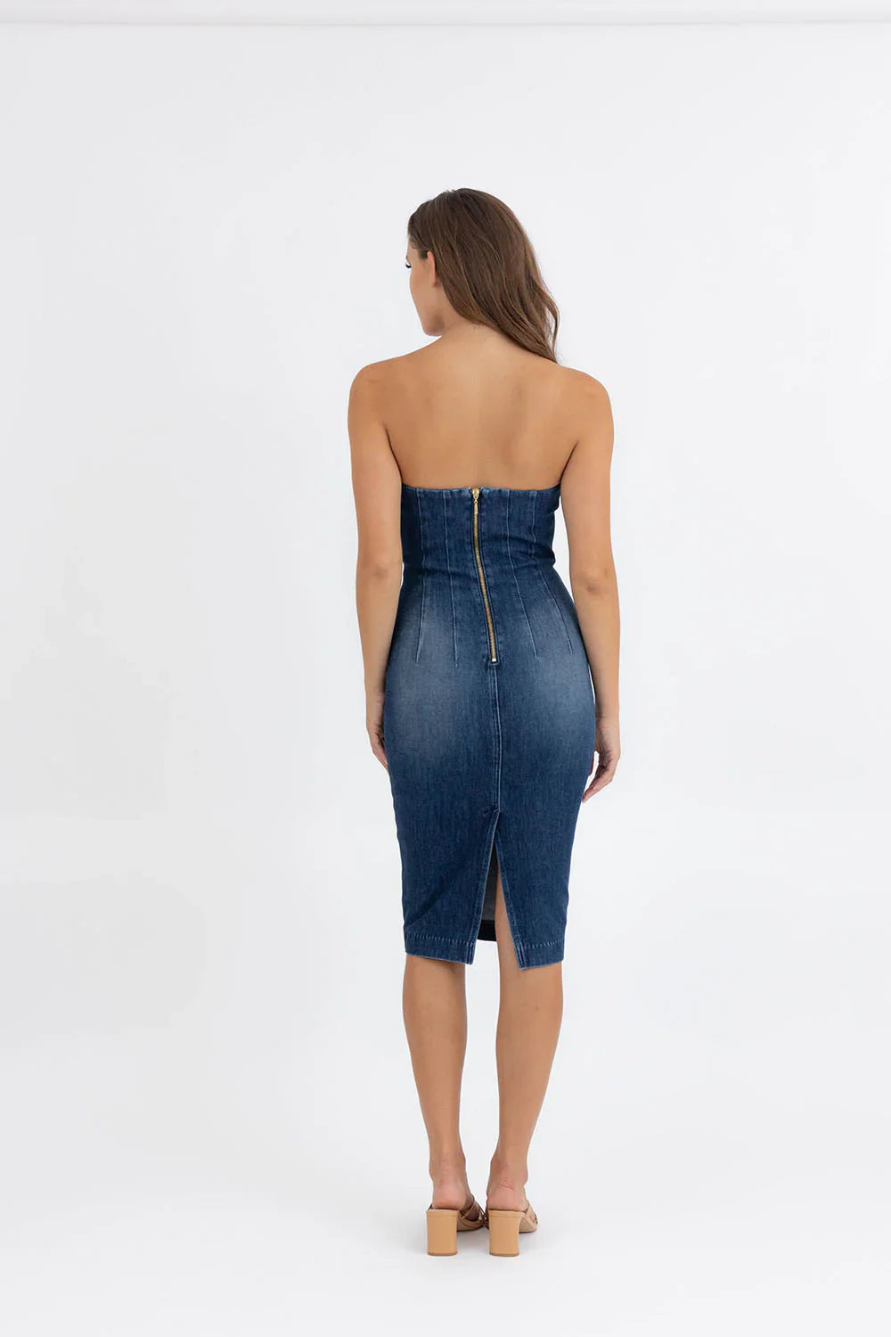 kayla dress in subtle back view