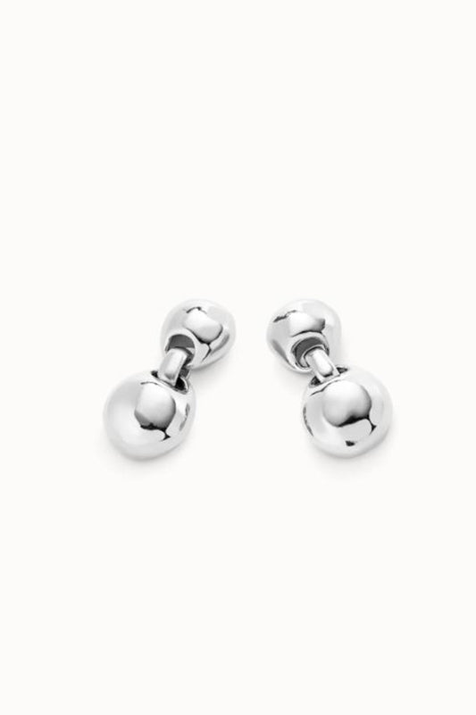 Ser Intrepida small ball earring in silver