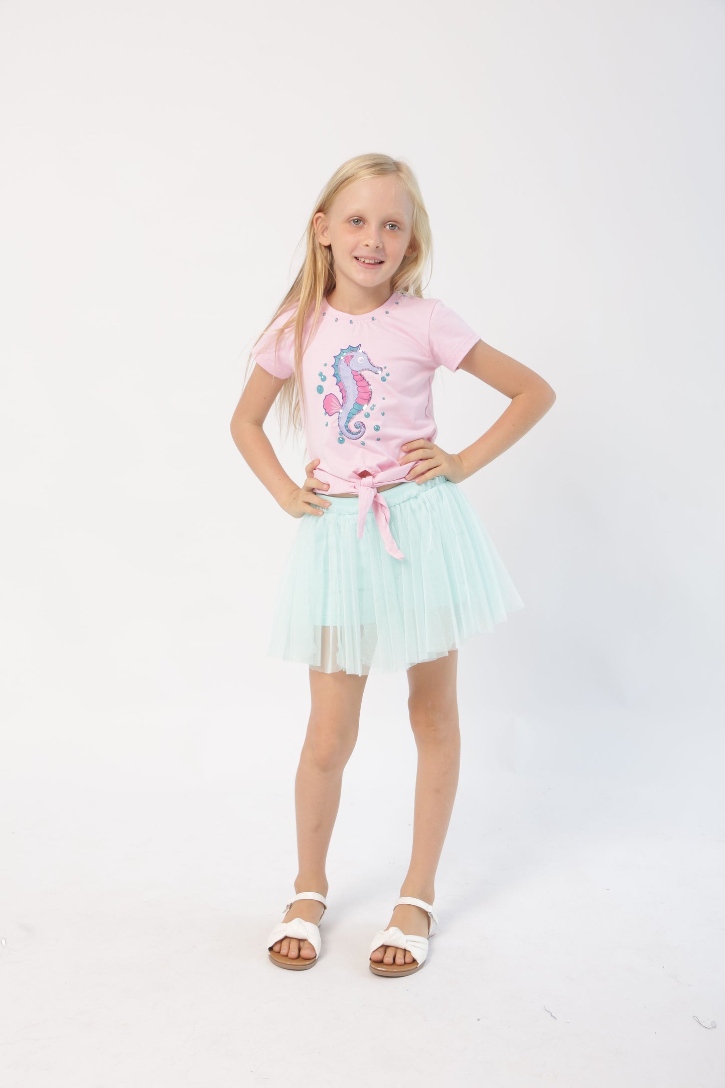 Tinker tulle skort in mint