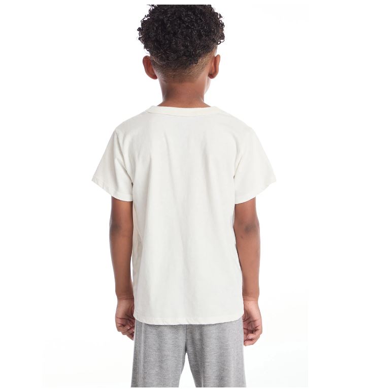 Hole in one tee in starry white back view