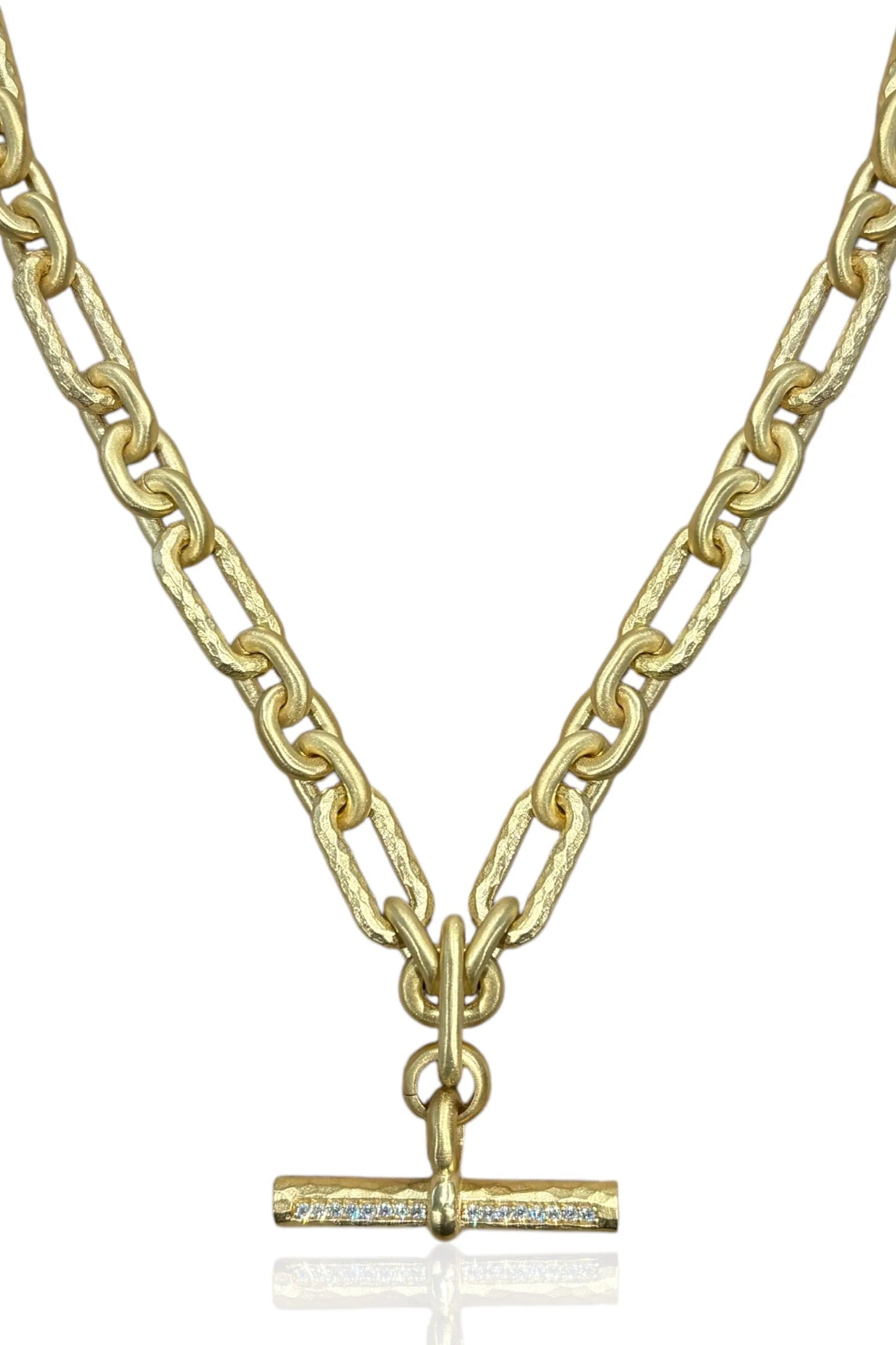 byron toggle neck in gold style view