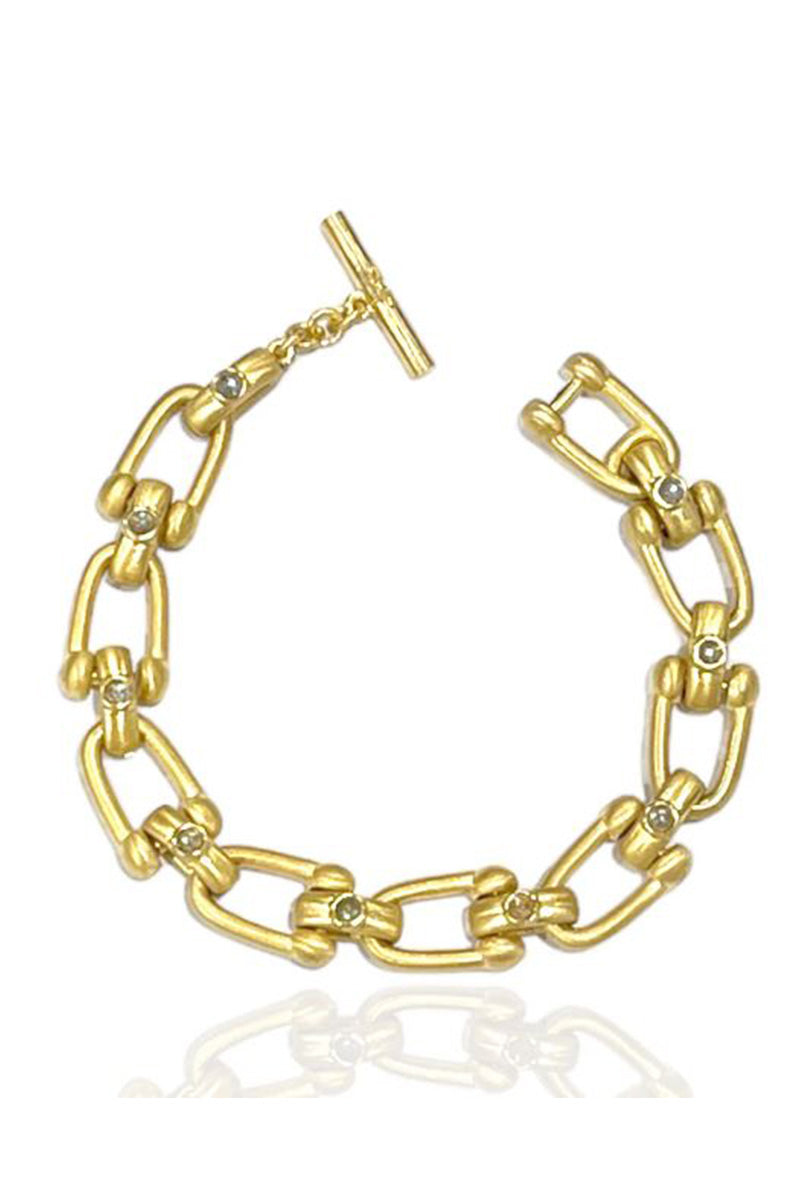 Brioni horseshoe bracelet in gold