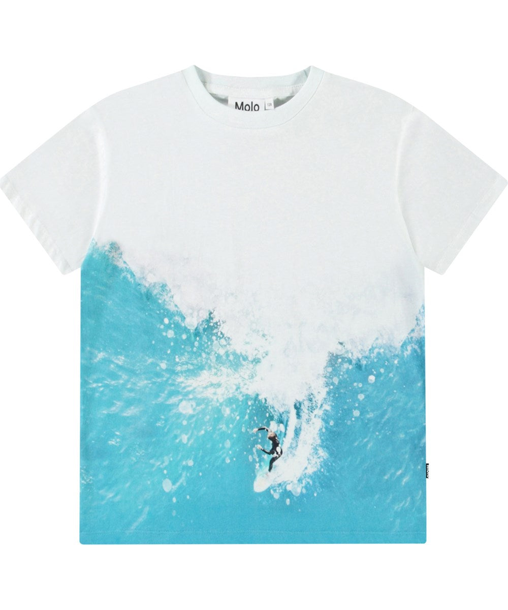 Riley tee in wave surfer