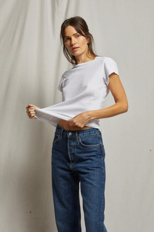 Sheryl baby tee in white