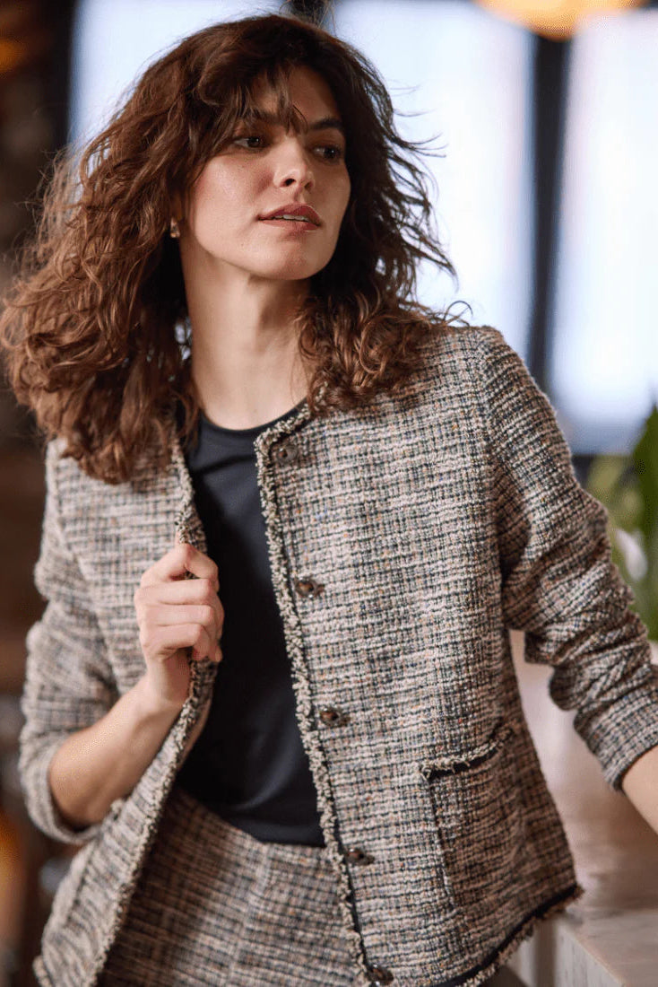 ハーリップトゥ　Charlotte Tweed Jacket M CHARLOTTE TWEED JACKET – M.Fredric