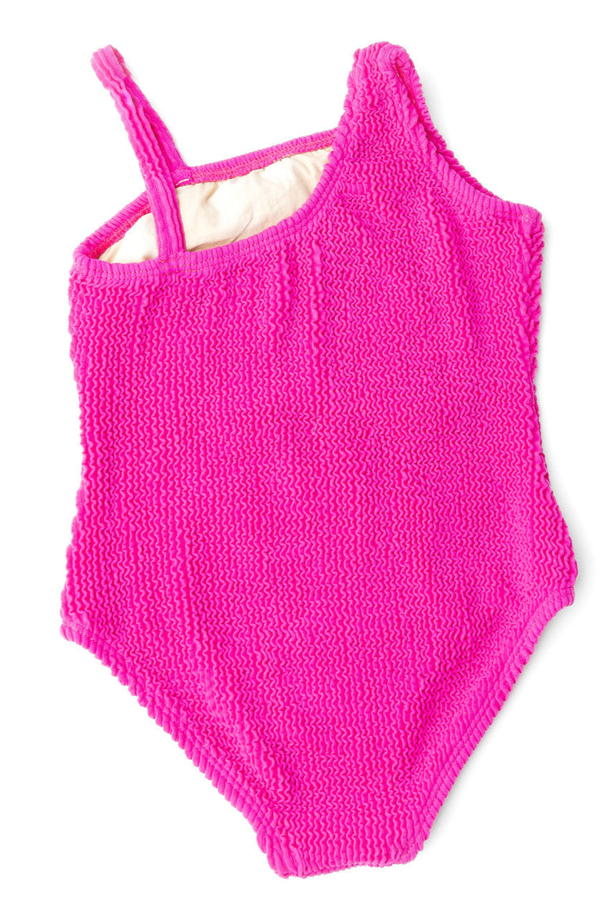 CRINKLE ONE PIECE IN BERRY BACK VIEW