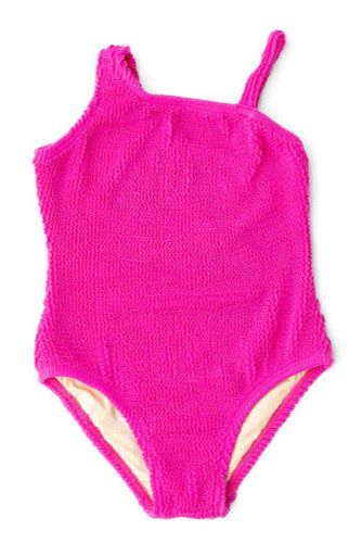 CRINKLE ONE PIECE IN BERRY FRONT VIEW