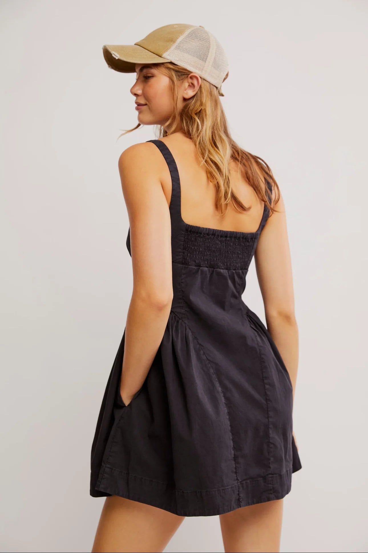 Astrid Oxford Mini in Black Back View