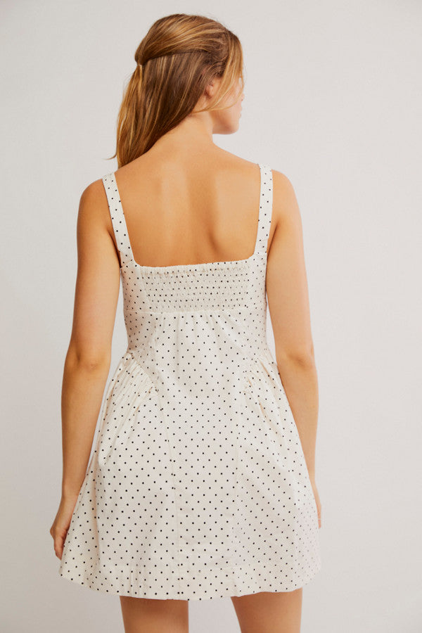 Printed Astrid Mini in Ivory Combo Back View