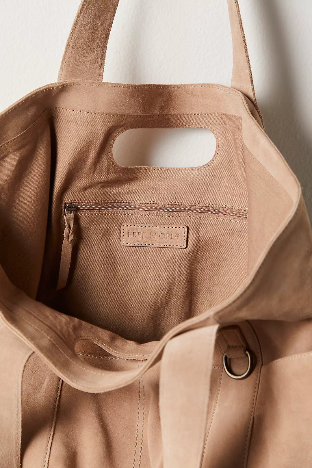 Suede Caavan Sand Inside View